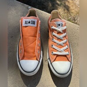 Women's Orange Converse Sneakers